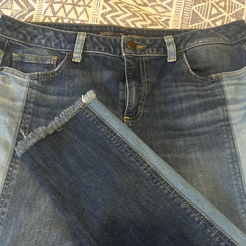 Michael Kors Women’s Two Tone Blue Jeans Size 10 Great Condition